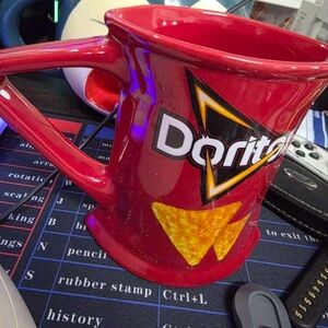 PepsiCo Red Mug with Doritos Design